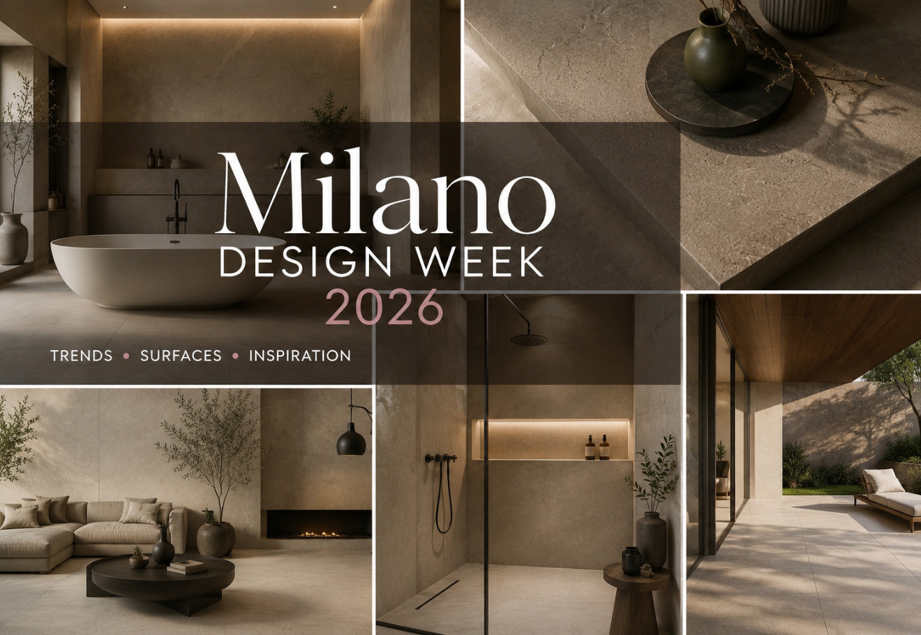 Najväčšie trendy v dlažbách a obkladoch z Milan Design Week 2026
