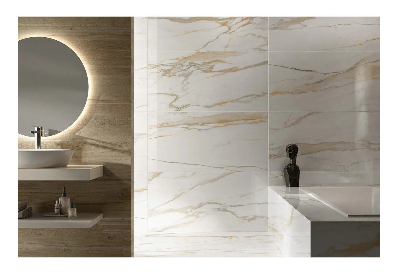 Obklady do kúpeľne tvoria atmosféru priestoru. Ako farby, dizajn a materiály kachličiek menia celkový dojem z kúpeľky?  