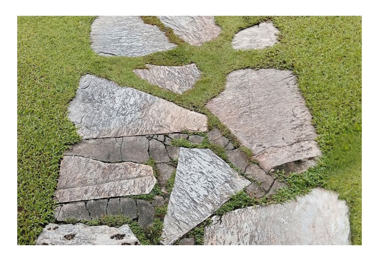 Ako chrániť záhradnú gresovú dlažbu pri kosení trávnika?