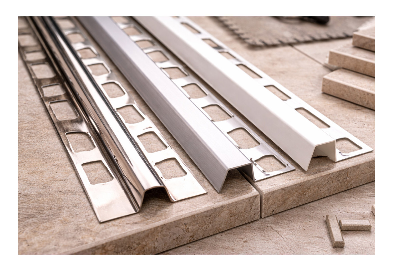 Ako vybrať lišty k obkladu - Nerezové, hliníkové alebo plastové lišty k obkladu do kúpeľne?