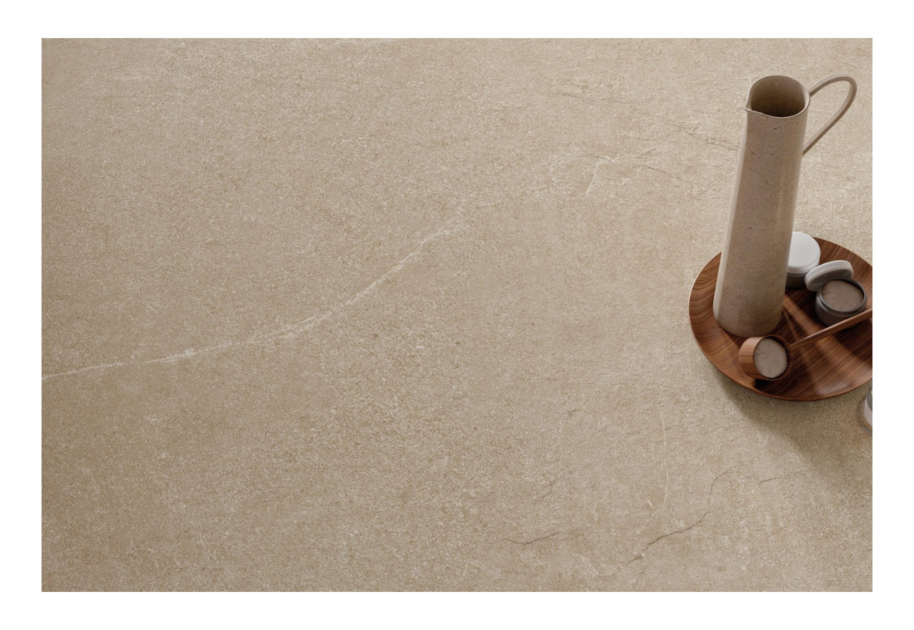 Béžová dlažba do obývačky - minimalistický štýl bývania